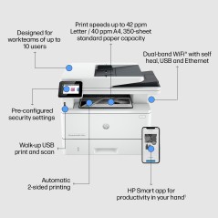 Buy HP Laserjet Pro Mfp 4102Fdw (Part No. 2Z624F) - High Performance, Reliable & Efficient Printing
